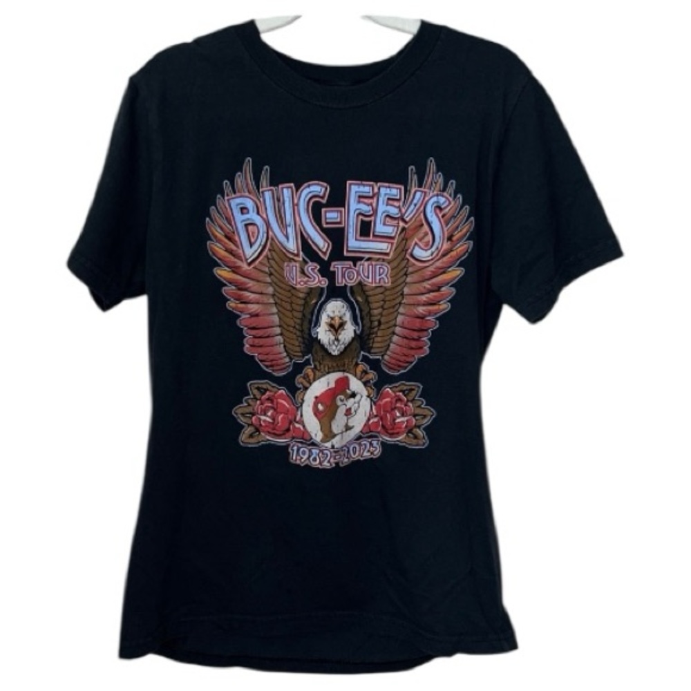 Buccee’s 2023 Eagle Graphic Tour Short Sleeve Top Size YM